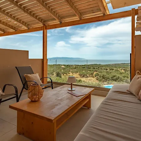 Hilltop At Kefalonia アパートホテル Angón